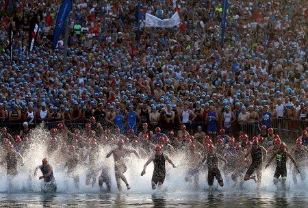 Salida del Ironman de Frankfurt