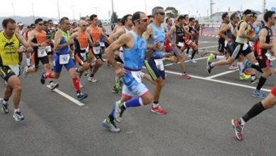 Salida de una prueba de Duatlón
