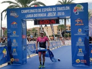 Carlos López Champion of Spain Triathlon LD