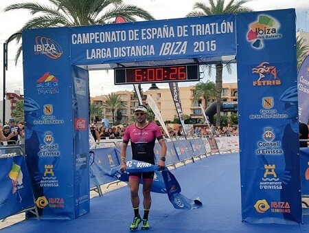 Carlos López Campeón de España Triatlón LD