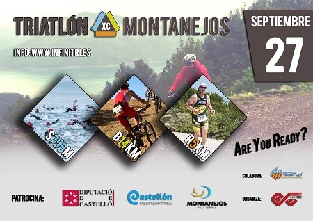 Triathlon Montamejos Plakat