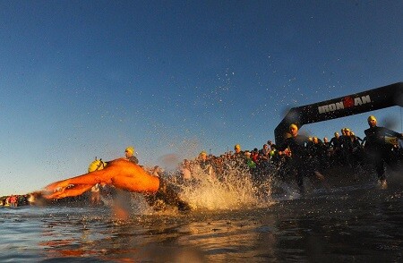 Saída do Ironman Barcelona