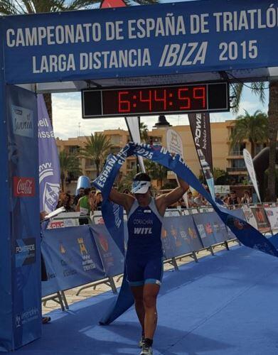 Judith Corachan Champion of Spain LD Triathlon 2015