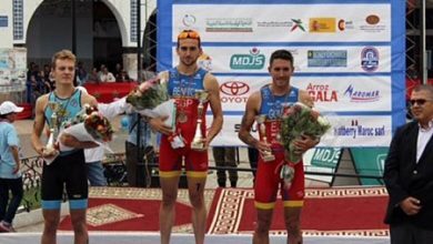 Podium triatlón Larache