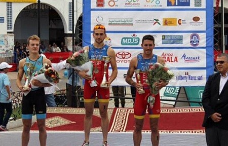 Podio del triathlon di Larache