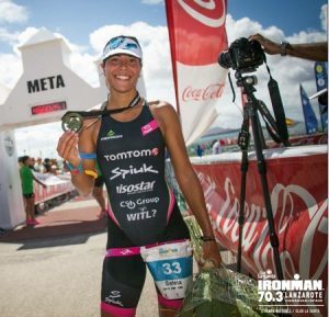 Saleta Castro in Ironman Lanzarote