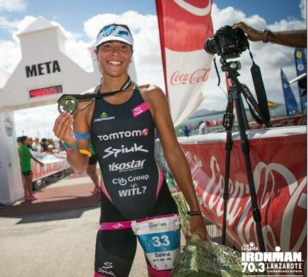 Saleta Castro en Ironman Lanzarote