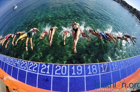 Nager dans la Coupe du Monde de Cozumel