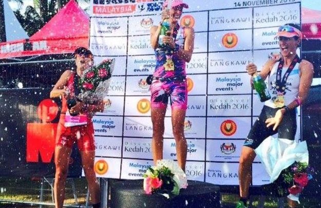 Gurutze Frades segudna en el Ironman Malasya