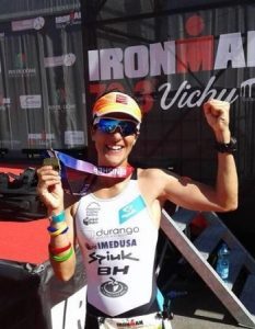 Gurutze Frades en el Ironman Vichy
