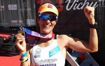 Gurutze Frades en el Ironman Vichy