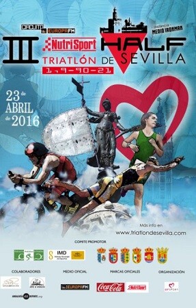 Poster Half Triathlon Sevilla 2016