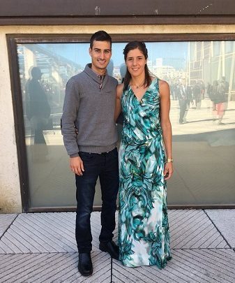Mario Mola e Carolina Routier graduados