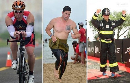 the Guinness record of Ironman 70.3 with 23 tests in a year