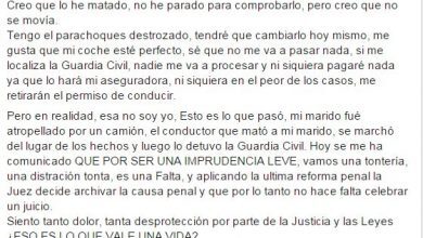 Carta a un ciclista atropellado