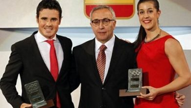 Javier Gómez Noya recibe el premio al Mejor Deportista 2015