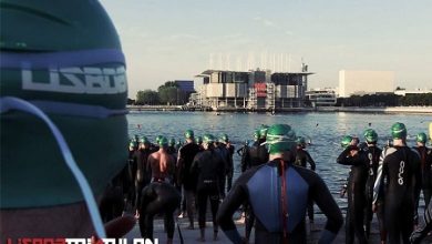 salida del Lisboa Triathlon