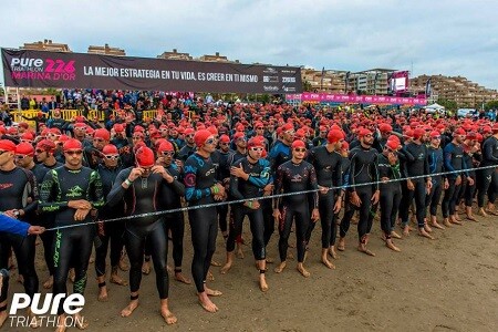 Salida del Pure Triathlon