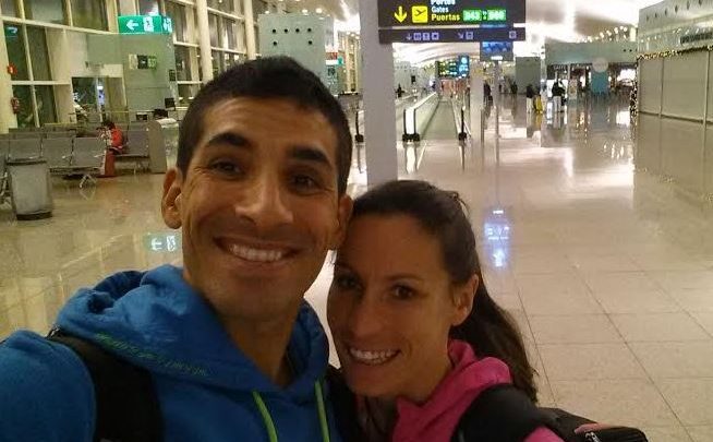 Sara Loerh, in the Airport heading to Argentina