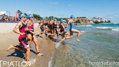 Salida Campeonato España Triatlón