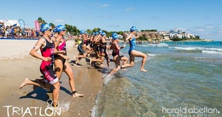 Start of the Spanish Triathlon Championship