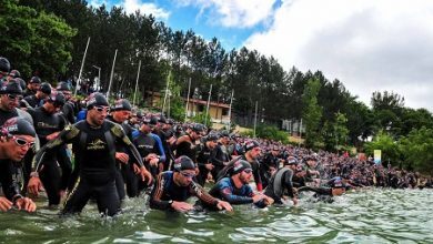 Triathlon Pamplona Salida
