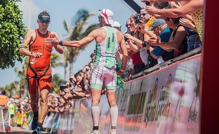 Corrida a pé de Ironman Lanzarote