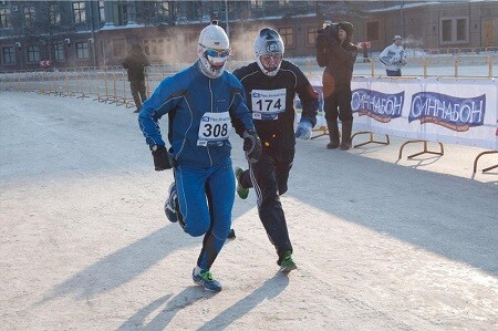 Sibirischer Eismarathon
