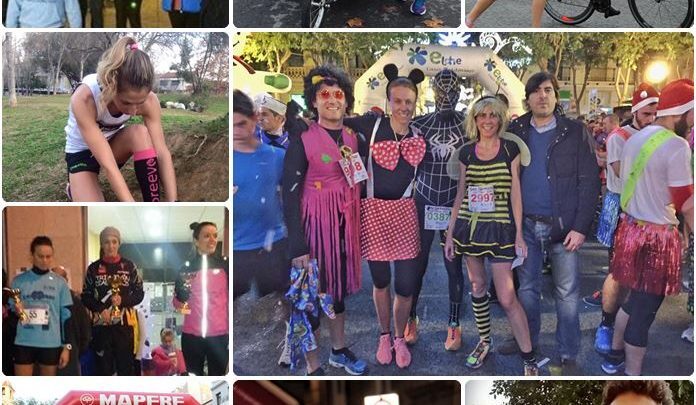 Triatletas em San Silvestre 2016