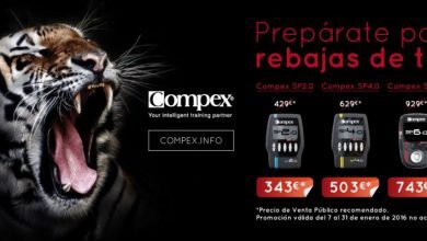 Los nuevos modelos de COMPEX de la GAMA SPORT con hasta 200 € dto