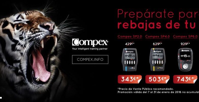 Los nuevos modelos de COMPEX de la GAMA SPORT con hasta 200 € dto