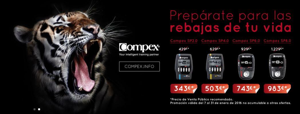 Los nuevos modelos de COMPEX de la GAMA SPORT con hasta 200 € dto