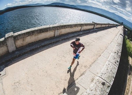 Corrida a pé no Ecotrimad