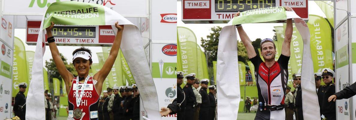 Ganadores del Ironman 70.3 Pucon