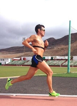 Noya entrenando en Playitas Resort