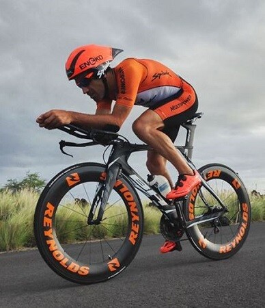 Eneko Llanos en el ironman de Kona