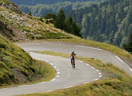 Subida de ciclismo Altriman