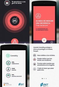 Comobity la APP para la seguridad del ciclista