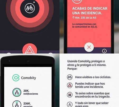 Comobity l'APP pour la sécurité des cyclistes