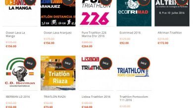 Descuento en pruebas de triatlón