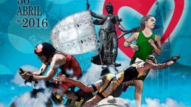 Cartel Half triatlón Sevilla, fecha modificada