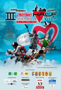 Cartel Half Triathlon Sevilla 2016