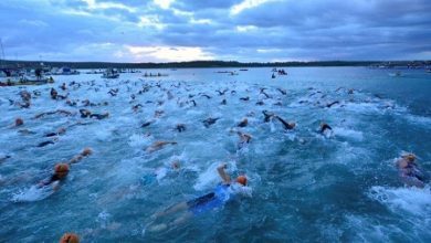 Natación del Half Menorca