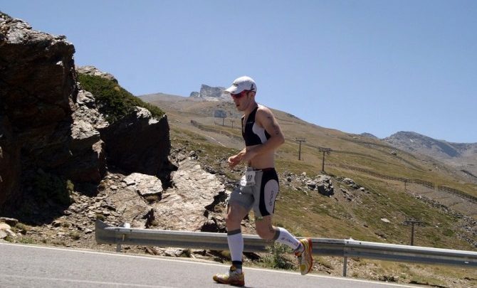 Walking race Sierra Nevada Triathlon