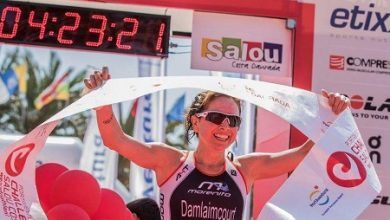 Marina Damlaicourt ganando Challenge Salou