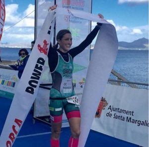 Mavi Garcia wins the Powerman Mallorca