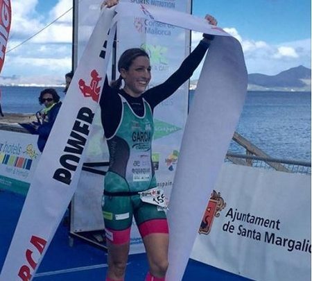 Mavi Garcia wins the Powerman Mallorca