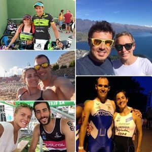 Las parejas del Triatlón Español