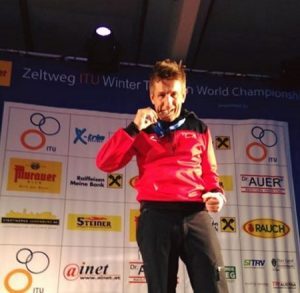 Rafa Solis Campeão Mundial de Triatlo de Inverno no PT4
