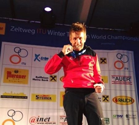 Rafa Solis Winter Triathlon World Champion at PT4